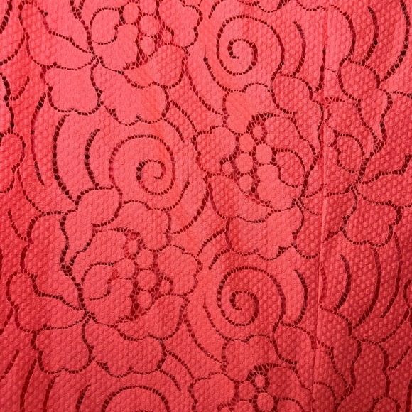 Banana Republic NWT Coral Lace Top, Medium - Picture 5 of 6